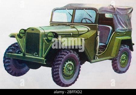 GAZ-67, Allradantrieb, 1943, Russland Stockfoto