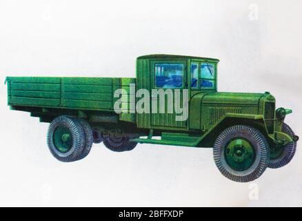LKW ZIS-5V, 1942, Russland Stockfoto