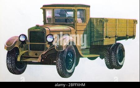 LKW ZIS-5, 1934, Russland Stockfoto