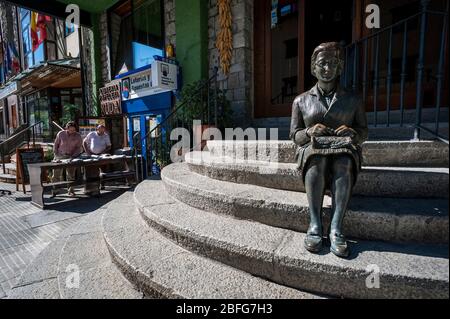 Hotel Aran La Abuela, Vielha, Val d'Aran, Katalonien. Stockfoto