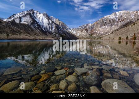 Sträfling See, Inyo National Forest, Sierra Nevada Berge, Kalifornien. Stockfoto