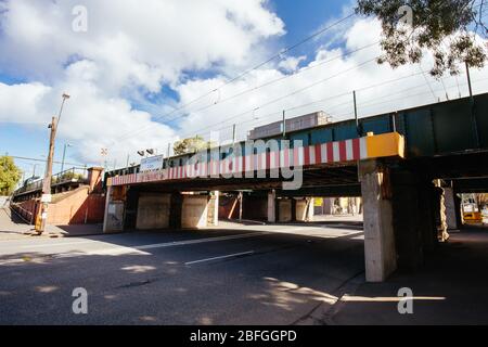 Montague St Bridge in Melbourne Australien Stockfoto