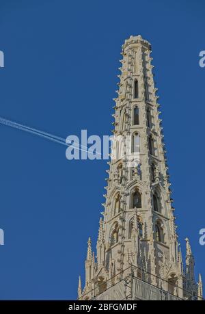 Beschädigte Kathedrale in dem Erdbeben, das Zagreb getroffen Stockfoto