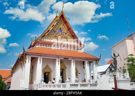Nationalmuseum Bangkok - Bangkok, Thailand. Klassische thailändische Architektur im Nationalmuseum von Bangkok. Stockfoto