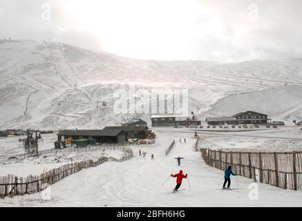 Glenshee Ski Centre, Aberdeenshire, Schottland. Stockfoto