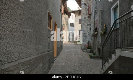 Das Dorf Bondone in der Provinz Trient Stockfoto