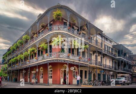 Das LaBranche House in der Royal Street in New Orleans Stockfoto