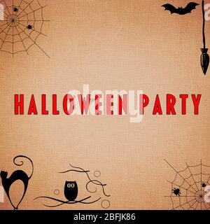 Halloween Party Hintergrund Stockfoto