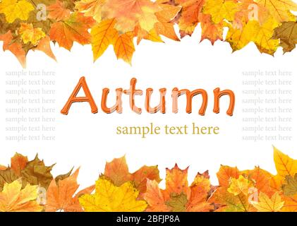 Herbst-Konzept Stockfoto