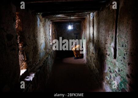 Im Haus der Sklaven auf der Insel Gorée, Dakar, Senegal. Stockfoto