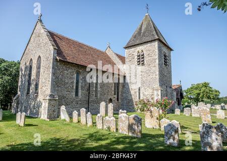 St Peter and St Paul Church, West Wittering, Sussex, England, Großbritannien Stockfoto