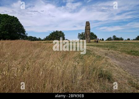 Menhir Gollenstein bei Blieskastel I Stockfoto