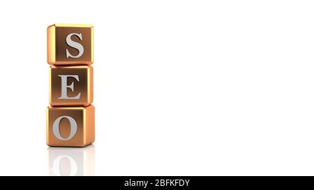 SEO oder Suchmaschinenoptimierung Konzept Stockfoto