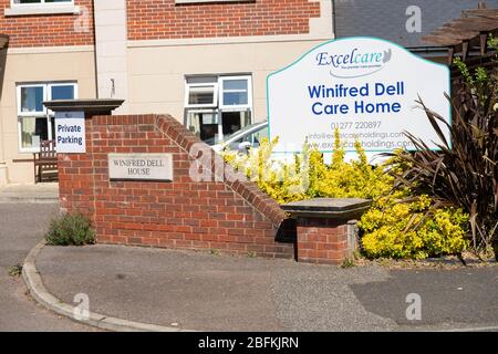 Pflegeheime Brentwood Essex UK, winifred dell care Home , Excelcare, Stockfoto