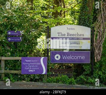 Pflegeheime Brentwood Essex UK, die Beeches Senior Wohn- und Pflegeheime, SINAge, Stockfoto