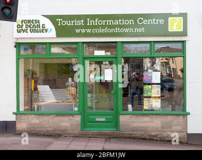 Gewerbe- und Einzelhandelsgrundstück, Coleford, Forest of Dean, Gloucestershire. Stockfoto