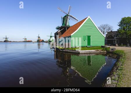 Zaanse Schans, Niederlande Stockfoto