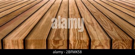 Braun Holz gestreiften Tischplatte Textur Hintergrund Stockfoto