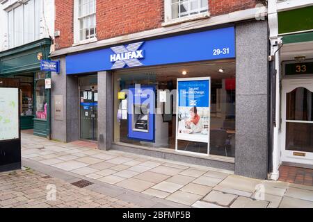 Halifax Bank Gebäude Gesellschaft Zweig Stockfoto