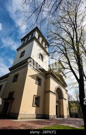 Katholische Pfarrkirche am Kirchplatz in der Innenstadt von Rees Stockfoto