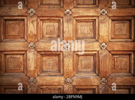 Vintage Holztür Hintergrund Stockfoto