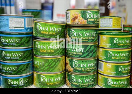 Dosen Thunfisch Stockfoto