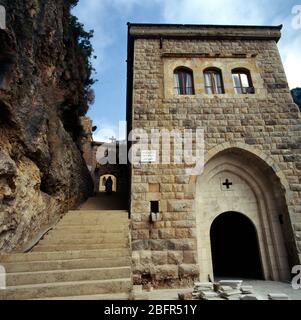 Libanon Kloster St. Antoine Mar Kozhaya Stockfoto