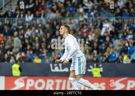 Málaga, Spanien. April 2018. La Liga Match Málaga C.F. - Real Madrid C.F. Stockfoto