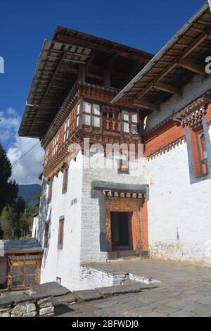 Jakar Dzong, Bumthang District, Bhutan. Stockfoto