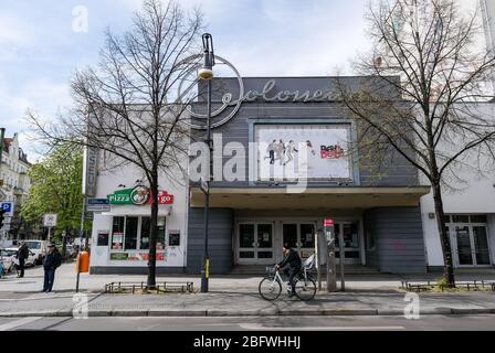 Berlin, Deutschland. April 2020. Das Kino UCI Colosseum in der Schönhauser Allee in Prenzlauer Berg Quelle: Jens Kalaene/dpa-Zentralbild/ZB/dpa/Alamy Live News Stockfoto