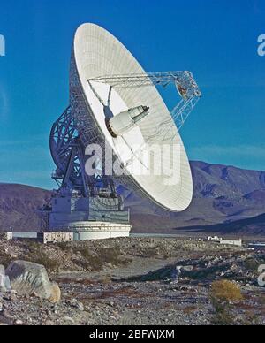 Deep Space Antenne 210' in Goldstone, CA - 1972 Stockfoto