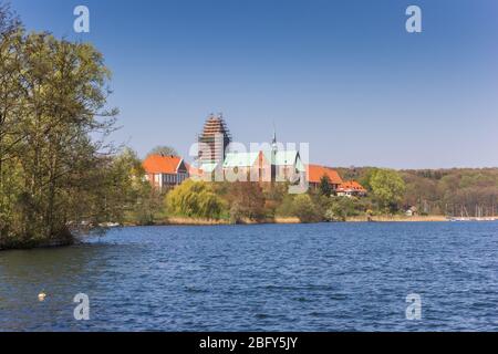 Dom Kirche und Domsee See in Ratzeburg, Deutschland Stockfoto