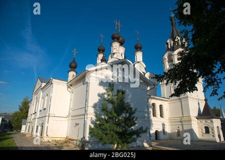 MUROM, RUSSLAND - 24. AUGUST 2019: Kathedrale der Verkündigung der Jungfrau Maria im Kloster der Verkündigung in Murom, Region Wladimir, Rus Stockfoto