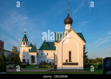 MUROM, RUSSLAND - 24. AUGUST 2019: Kapelle des Hl. Georg des Siegers im Murom-Kloster zur Verklärung Stockfoto