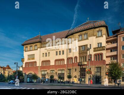 Palatul Culturii (Kulturpalast), 1913, Jugendstil, Piata Trandafirilor, in Targu Mures, Szekely Land, Mures County, Transylvania, Rumänien Stockfoto