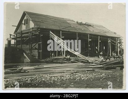 Gefangene des sowjetischen Gulag. UDSSR. Ca. 1936-1937 Stockfoto