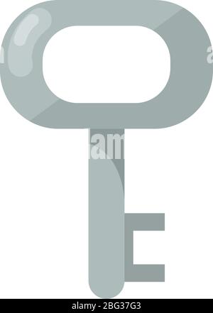 Graue Taste, Illustration, Vektor auf weißem Hintergrund Stock Vektor