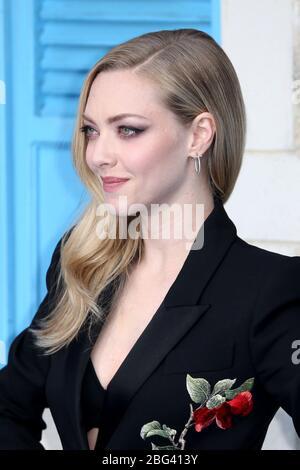 Amanda Seyfried besucht die UK Premiere von 'Mamma Mia! Here We Go Again' bei Eventim Apollo am 16. Juli 2018 in London, Großbritannien. Stockfoto