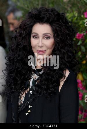 Cher besucht die Weltpremiere von 'Mamma Mia! Here We Go Again' bei Eventim Apollo am 16. Juli 2018 in London, Großbritannien. Stockfoto