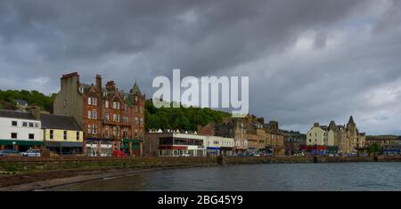 Historisches Stadtzentrum und Hafengebiet, Oban, Argyll and Bute, Schottland, Großbritannien Stockfoto