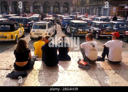 2002 Die Italienische Job Road Rallye Stockfoto