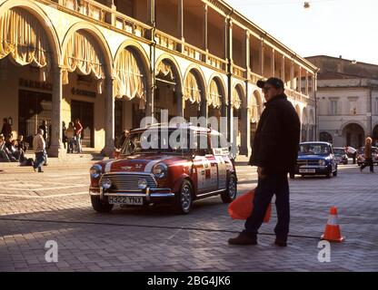 2002 Die Italienische Job Road Rallye Stockfoto