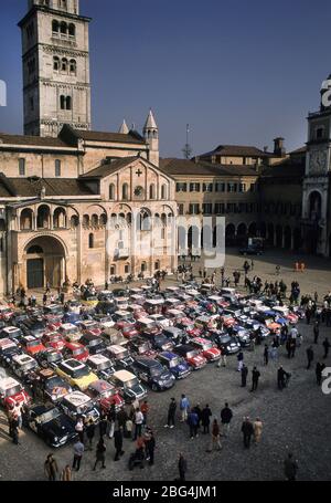 2002 Die Italienische Job Road Rallye Stockfoto