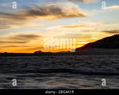 Schlammvulkane in Berca (Paclele Mari, Buzau), Rumänien Stockfoto