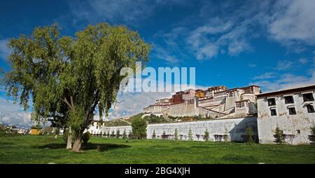 Der Potala Palast in Lhasa / Tibet Stockfoto