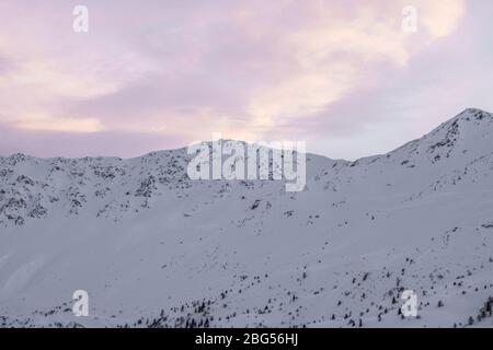 Mountain Peak in Valloire in den französischen Alpen, Frankreich Stockfoto