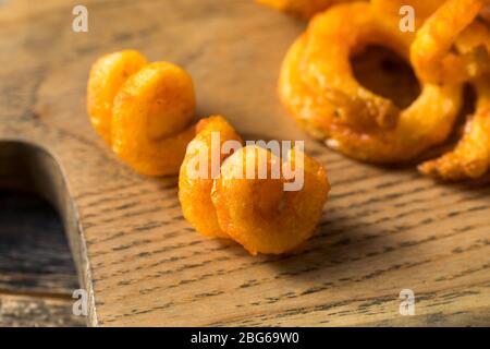Hausgemachte Gewurzte Curly Pommes Mit Ketchup Stockfotografie Alamy