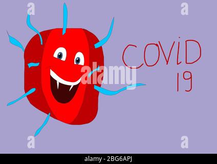 Ausbruch des Coronavirus 2019-nC0V, Coronavirus Stockfoto