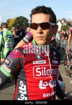 Robbie McEwen von Silence-Lotto während der Paris Tours 2008, Radrennen, Saint Arnould en Yvelines - Touren (252 km) am 12. Oktober 2008 in Saint Arnould en Yvelines, Frankreich - Foto Laurent Lairys / DPPI Stockfoto