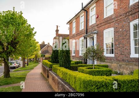 Nash House in High Street im historischen Dorf Lindfield, West Sussex, England. Stockfoto
